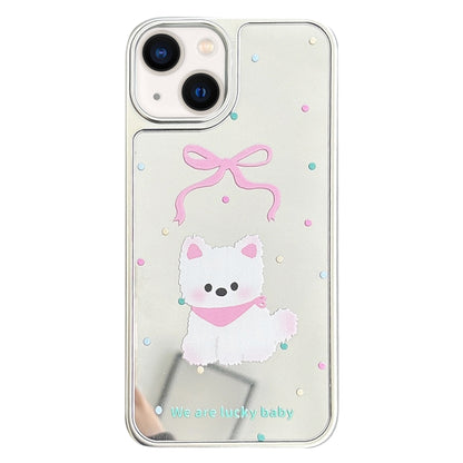 Mirror Puppy Pattern TPU + PC Phone Case, For iPhone 15 Pro Max, For iPhone 15 Pro, For iPhone 15, For iPhone 14, For iPhone 14 Pro, For iPhone 14 Pro Max, For iPhone 13 Pro Max, For iPhone 13 Pro, For iPhone 13, For iPhone 12, For iPhone 12 Pro Max���...