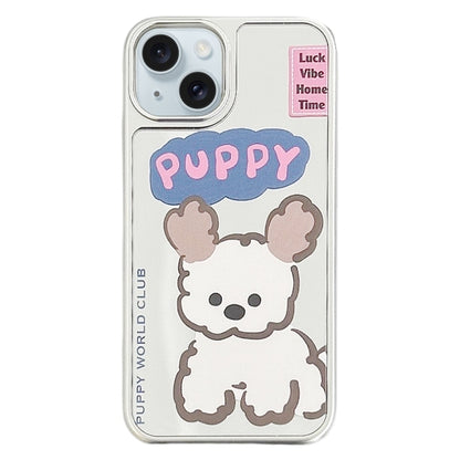 Mirror Puppy Pattern TPU + PC Phone Case