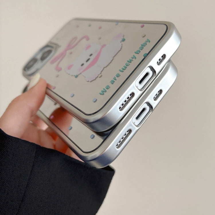 Mirror Puppy Pattern TPU + PC Phone Case, For iPhone 15 Pro Max, For iPhone 15 Pro, For iPhone 15, For iPhone 14, For iPhone 14 Pro, For iPhone 14 Pro Max, For iPhone 13 Pro Max, For iPhone 13 Pro, For iPhone 13, For iPhone 12, For iPhone 12 Pro Max���...