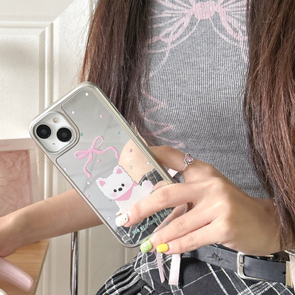 Mirror Puppy Pattern TPU + PC Phone Case