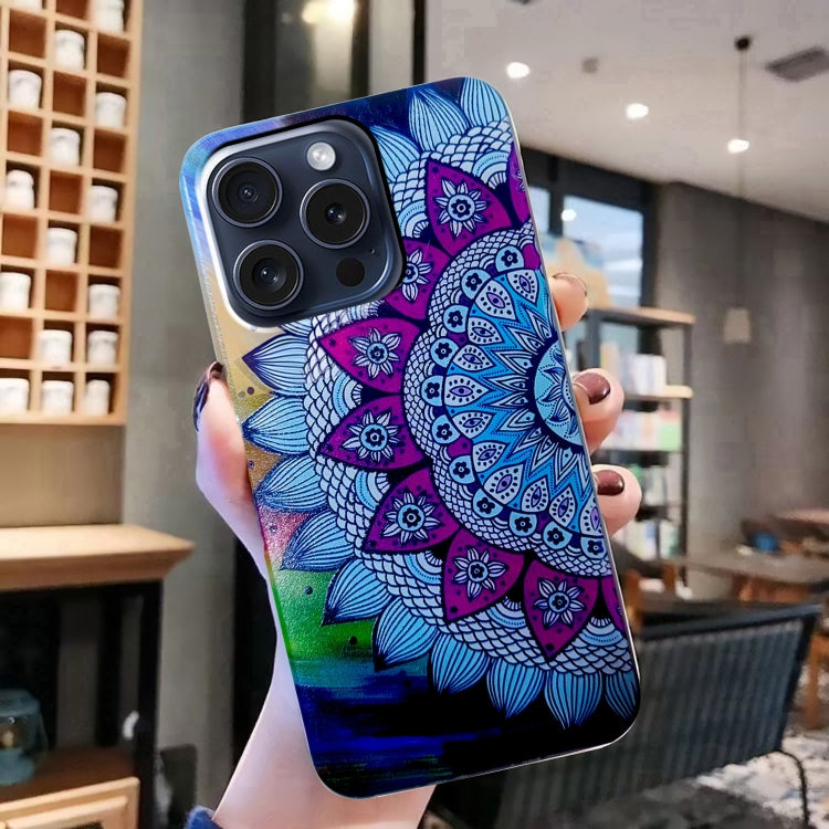 Colored Drawing Pattern TPU Phone Case, For iPhone 16 Pro Max, For iPhone 16 Pro, For iPhone 16 Plus, For iPhone 16