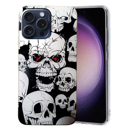 Colored Drawing Pattern TPU Phone Case, For iPhone 16 Pro Max, For iPhone 16 Pro, For iPhone 16 Plus, For iPhone 16