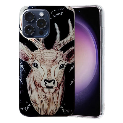 Colored Drawing Pattern TPU Phone Case, For iPhone 16 Pro Max, For iPhone 16 Pro, For iPhone 16 Plus, For iPhone 16