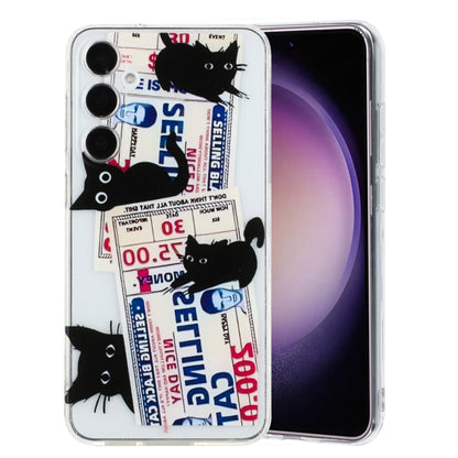 Colorful Painting Pattern TPU Phone Case, For Samsung Galaxy S24 FE 5G