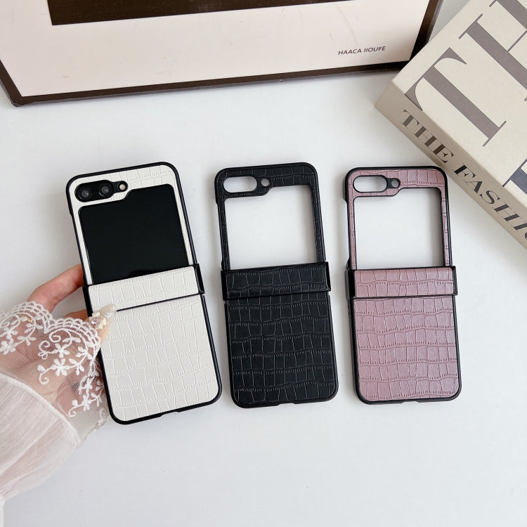 Crocodile Pattern PC Foldable Phone Case with Hinge