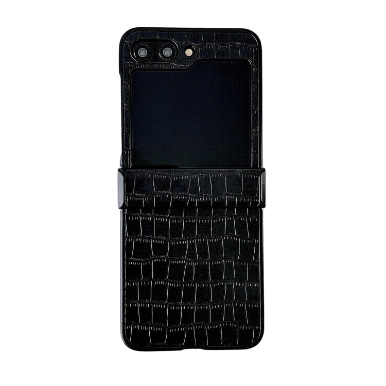 Crocodile Pattern PC Foldable Phone Case with Hinge