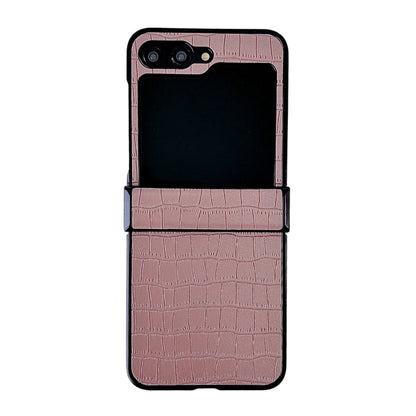 Crocodile Pattern PC Foldable Phone Case with Hinge