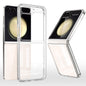 Transparent Shockproof PC Folding Phone Case, For Samsung Galaxy Z Flip5 5G, For Samsung Galaxy Z Flip4 5G, For Samsung Galaxy Z Flip3 5G