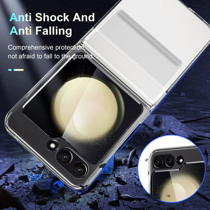 PC Foldable Phone Case with Hinge, For Samsung Galaxy Z Flip6 / Flip7 FE, For Samsung Galaxy Z Flip5 5G, For Samsung Galaxy Z Flip4 5G, For Samsung Galaxy Z Flip3 5G