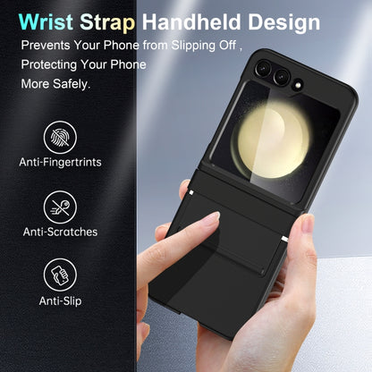 PC Foldable Phone Case with Hinge, For Samsung Galaxy Z Flip6 / Flip7 FE, For Samsung Galaxy Z Flip5 5G, For Samsung Galaxy Z Flip4 5G, For Samsung Galaxy Z Flip3 5G