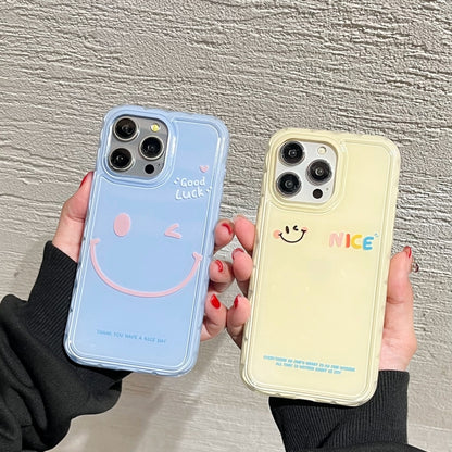 Creative Edge Simple Smiley Face Pattern TPU + PC Phone Case