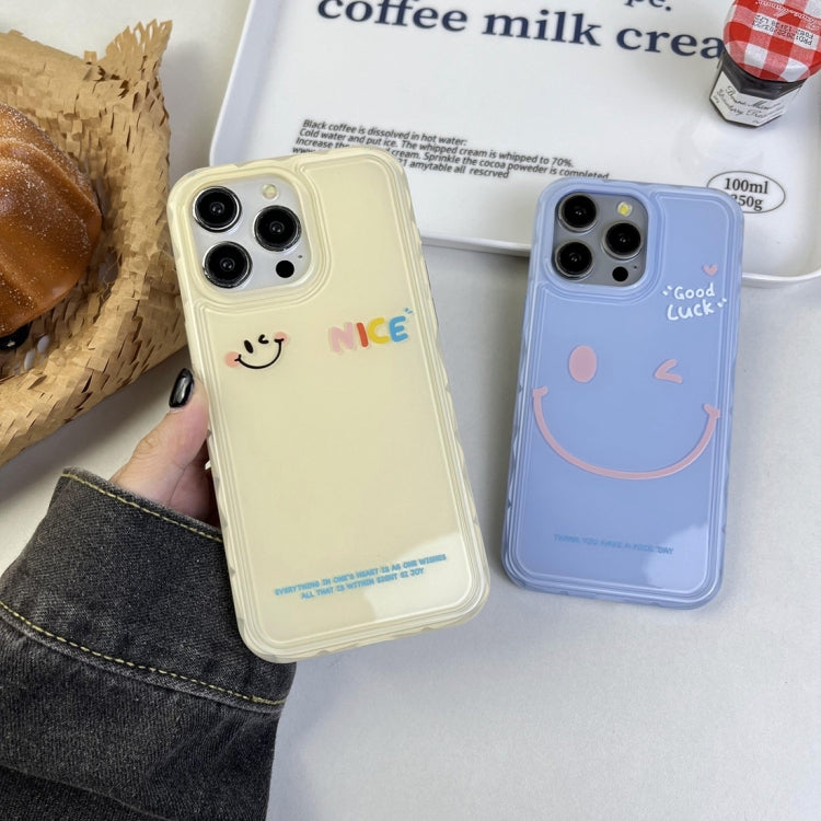 Creative Edge Simple Smiley Face Pattern TPU + PC Phone Case