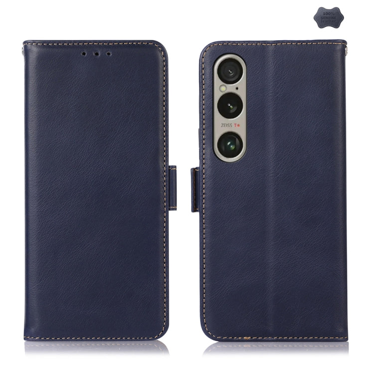 Magnetic Crazy Horse Texture Genuine Leather RFID Phone Case, For Sony Xperia 1 VIII, For Sony Xperia 10 VI, For Sony Xperia 1 VI, For Sony Xperia 5 VI
