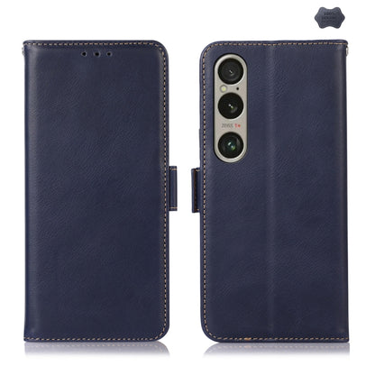 Magnetic Crazy Horse Texture Genuine Leather RFID Phone Case, For Sony Xperia 1 VIII, For Sony Xperia 10 VI, For Sony Xperia 1 VI, For Sony Xperia 5 VI