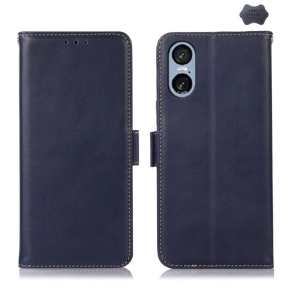 Magnetic Crazy Horse Texture Genuine Leather RFID Phone Case, For Sony Xperia 1 VIII, For Sony Xperia 10 VI, For Sony Xperia 1 VI, For Sony Xperia 5 VI