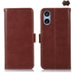 Magnetic Crazy Horse Texture Genuine Leather RFID Phone Case