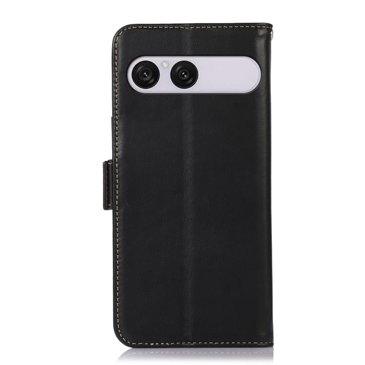Magnetic Crazy Horse Texture Genuine Leather RFID Phone Case, For Sony Xperia 10 VIII, For Sony Xperia 1 VIII, For Sony Xperia 10 VII, For Sony Xperia 10 VI, For Sony Xperia 1 VI, For Sony Xperia 5 VI