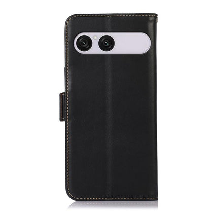 Magnetic Crazy Horse Texture Genuine Leather RFID Phone Case, For Sony Xperia 10 VIII, For Sony Xperia 1 VIII, For Sony Xperia 10 VII, For Sony Xperia 10 VI, For Sony Xperia 1 VI, For Sony Xperia 5 VI