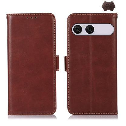 Magnetic Crazy Horse Texture Genuine Leather RFID Phone Case, For Sony Xperia 10 VIII, For Sony Xperia 1 VIII, For Sony Xperia 10 VII, For Sony Xperia 10 VI, For Sony Xperia 1 VI, For Sony Xperia 5 VI