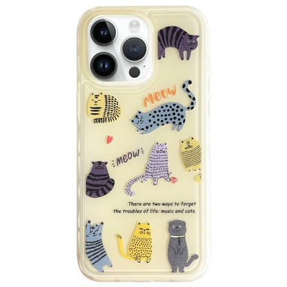 Creative Edge Elves Cat Pattern TPU + PC Phone Case