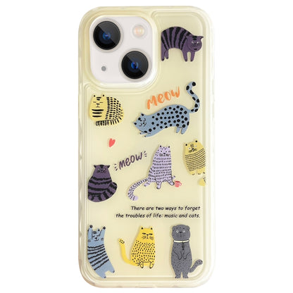 Creative Edge Elves Cat Pattern TPU + PC Phone Case