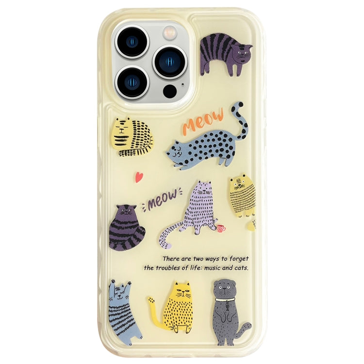 Creative Edge Elves Cat Pattern TPU + PC Phone Case