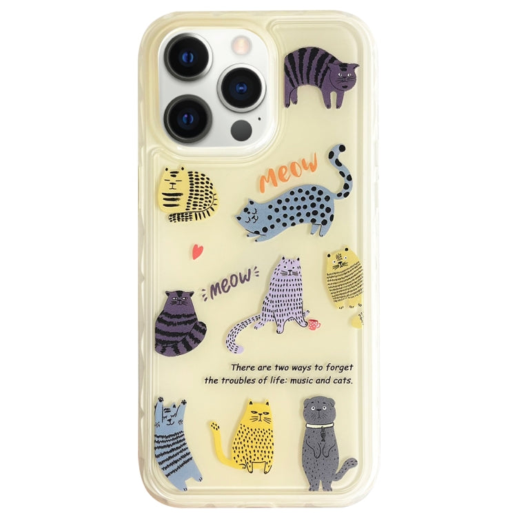 Creative Edge Elves Cat Pattern TPU + PC Phone Case