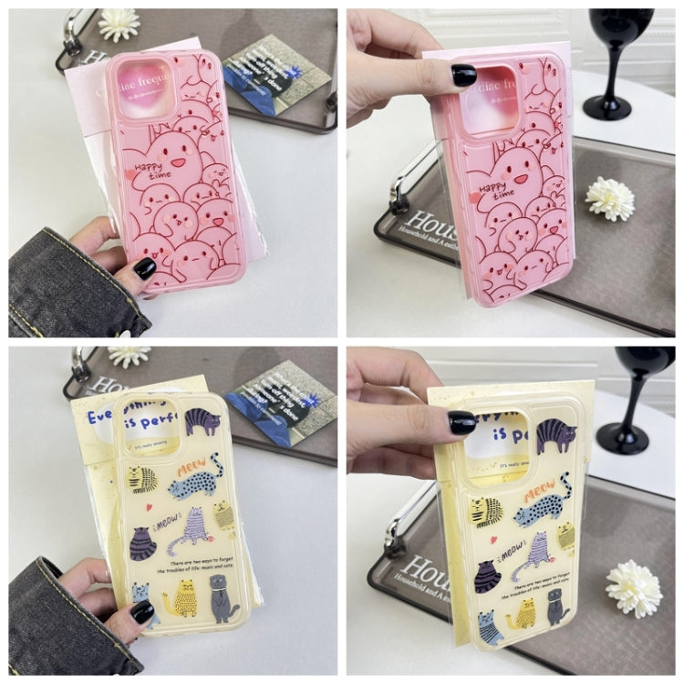 Creative Edge Elves Cat Pattern TPU + PC Phone Case