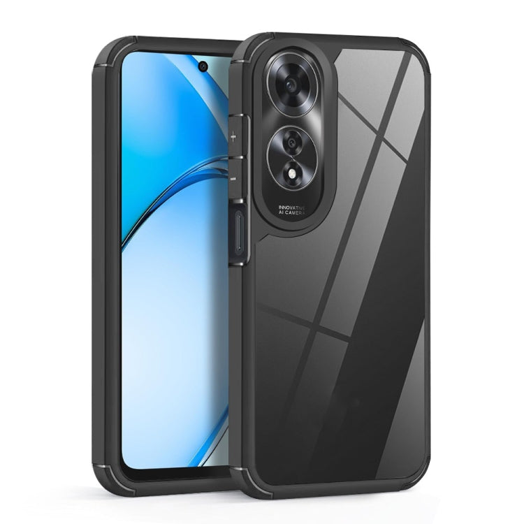 Acrylic+TPU Transparent Shockproof Phone Case, For OPPO Reno12 F 5G, For OPPO Reno12 Pro Global, For OPPO Reno12 Global, For OPPO A60 4G, For OPPO Reno11 F 5G, For OPPO F25 Pro 5G, For OPPO A38 4G / A18, For OPPO A58 4G, For OPPO Reno10 / Reno10 Pro���...