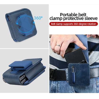 VIETAO Retro Thinking Series PU Shockproof Phone Bag, Without Pen, For Samsung Galaxy Z Flip 3 / 4 / 5 / 6, For Samsung Galaxy Z Fold 3 / 4 / 5 / 6