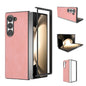 Black Frame PU Leather Full Coverage Phone Case, For Samsung Galaxy Z Fold6