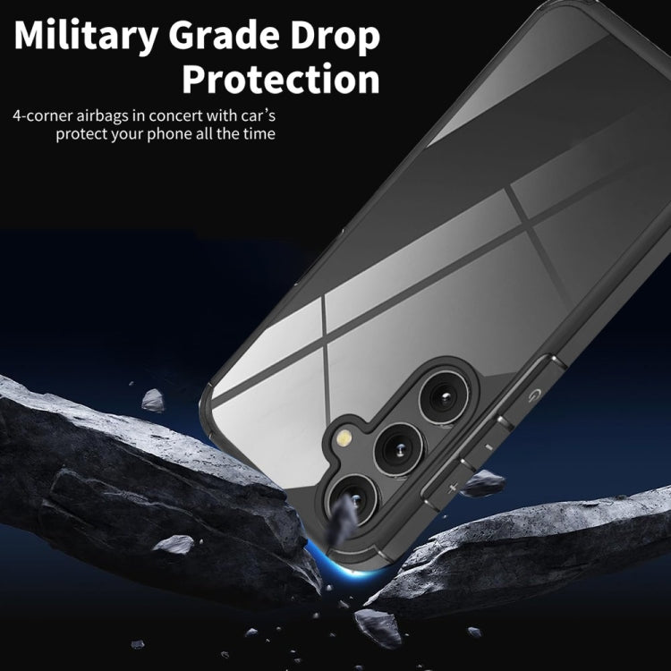 Acrylic+TPU Transparent Shockproof Phone Case, For Samsung Galaxy S25 5G, For Samsung Galaxy S25+ 5G, For Samsung Galaxy S25 Ultra 5G, For Samsung Galaxy S24 Ultra 5G, For Samsung Galaxy S24+ 5G, For Samsung Galaxy S24 5G, For Samsung Galaxy S23 FE 5G