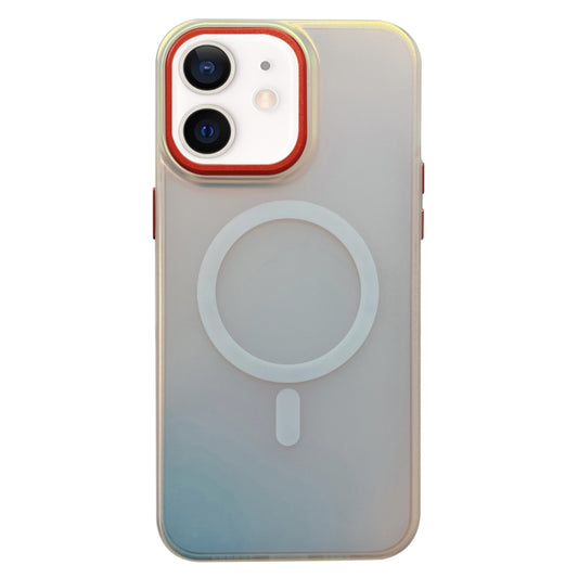 Laser Metal Lens Protection Frame MagSafe Phone Case, For iPhone 11