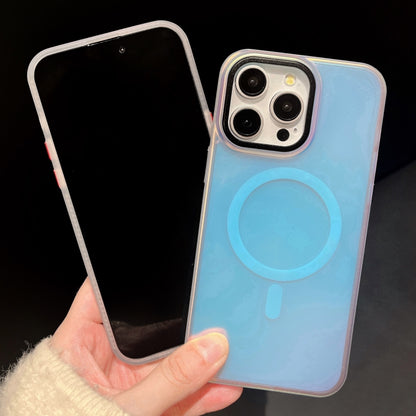 Laser Metal Lens Protection Frame MagSafe Phone Case, For iPhone 15 Pro Max, For iPhone 15 Pro, For iPhone 15, For iPhone 14, For iPhone 14 Pro, For iPhone 14 Pro Max, For iPhone 13 Pro Max, For iPhone 13 Pro, For iPhone 13, For iPhone 12              ...