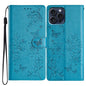 Butterflies and Flowers Leather Phone Case, For iPhone 15, For iPhone 14 Plus, For iPhone 14, For iPhone 14 Pro