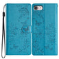 Butterflies and Flowers Leather Phone Case, For iPhone 14 Pro Max, For iPhone SE 2022 / SE 2020, For iPhone 13 Pro Max, For iPhone 13 Pro