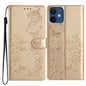 Butterflies and Flowers Leather Phone Case, For iPhone 13, For iPhone 13 mini, For iPhone 12 / 12 Pro, For iPhone 12 Pro Max