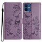 Butterflies and Flowers Leather Phone Case, For iPhone 13, For iPhone 13 mini, For iPhone 12 / 12 Pro, For iPhone 12 Pro Max