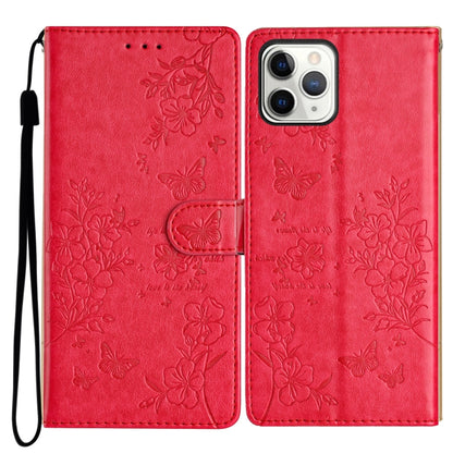 Butterflies and Flowers Leather Phone Case, For iPhone 12 mini, For iPhone 11 Pro Max, For iPhone 11, For iPhone 11 Pro