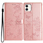 Butterflies and Flowers Leather Phone Case, For iPhone 12 mini, For iPhone 11 Pro Max, For iPhone 11, For iPhone 11 Pro