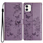 Butterflies and Flowers Leather Phone Case, For iPhone 12 mini, For iPhone 11 Pro Max, For iPhone 11, For iPhone 11 Pro