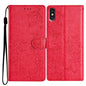 Butterflies and Flowers Leather Phone Case, For iPhone XS / X, For iPhone XR, For iPhone XS Max, For iPhone 8 Plus / 7 Plus