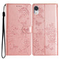 Butterflies and Flowers Leather Phone Case, For iPhone XS / X, For iPhone XR, For iPhone XS Max, For iPhone 8 Plus / 7 Plus