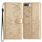 Butterflies and Flowers Leather Phone Case, For iPhone XS Max, For iPhone 8 Plus / 7 Plus