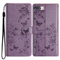Butterflies and Flowers Leather Phone Case, For iPhone XS Max, For iPhone 8 Plus / 7 Plus