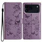 Butterflies and Flowers Leather Phone Case, For iPhone 18 Pro, For iPhone 18 Pro Max, For iPhone 17e / 16e, For iPhone 16 Pro Max