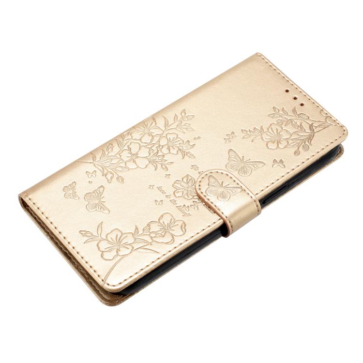 Butterflies and Flowers Leather Phone Case, For iPhone 18 Pro, For iPhone 18 Pro Max, For iPhone 17e / 16e, For iPhone 16 Pro Max