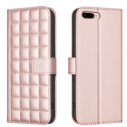 Square Texture Leather Phone Case, For iPhone 14 Pro Max, For iPhone SE 2022 / SE 2020 / 8 / 7, For iPhone 13 Pro Max, For iPhone 13 Pro