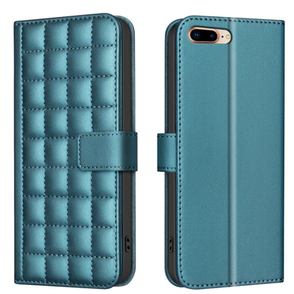 Square Texture Leather Phone Case, For iPhone 11 Pro, For iPhone XR, For iPhone XS Max, For iPhone 8 Plus / 7 Plus