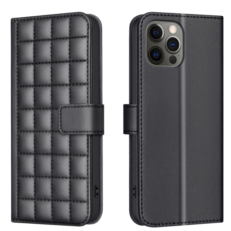 Square Texture Leather Phone Case, For iPhone 11 Pro, For iPhone XR, For iPhone XS Max, For iPhone 8 Plus / 7 Plus